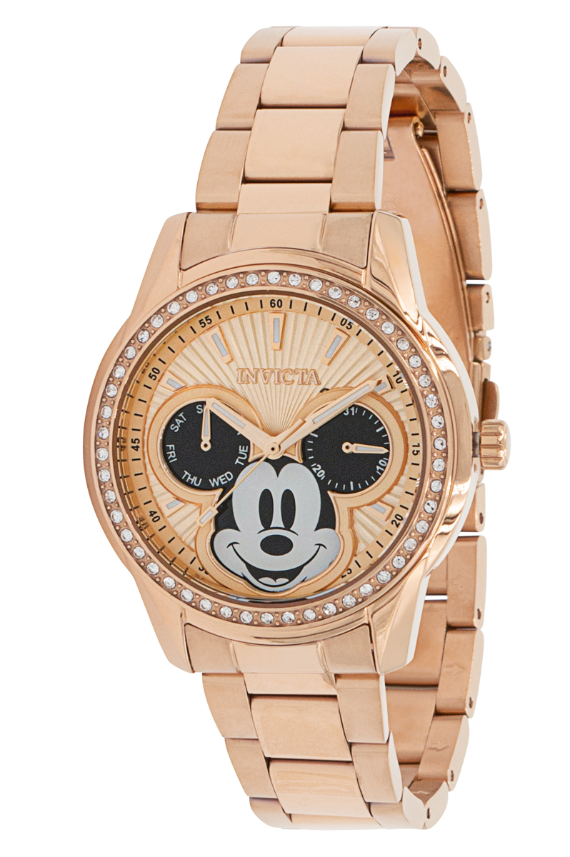 Invicta Disney Limited Edition Mickey Mouse Unisex Watch - 38mm, Rose Gold  (37825)