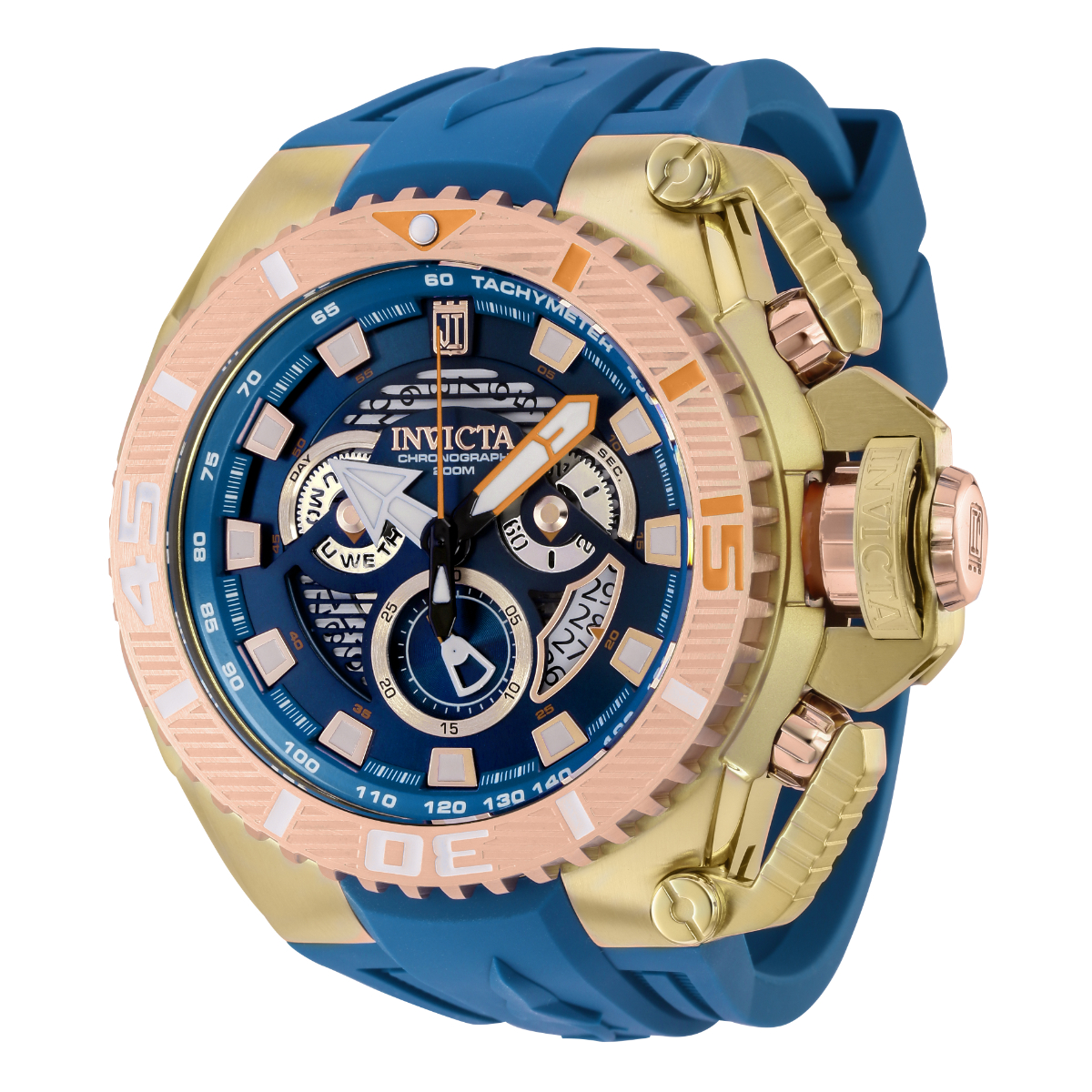 【ロ】TayNew Invicta Jason Taylor Swiss Ronda Z60 Caliber Men's Watch - 57mm