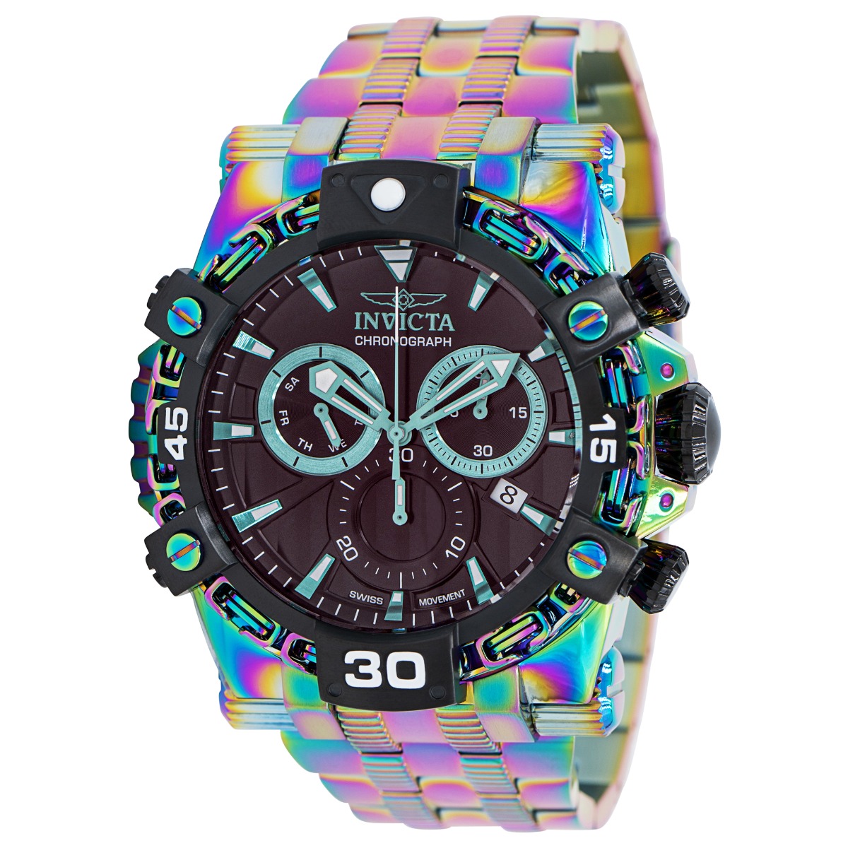 Invicta rainbow deals plating watch