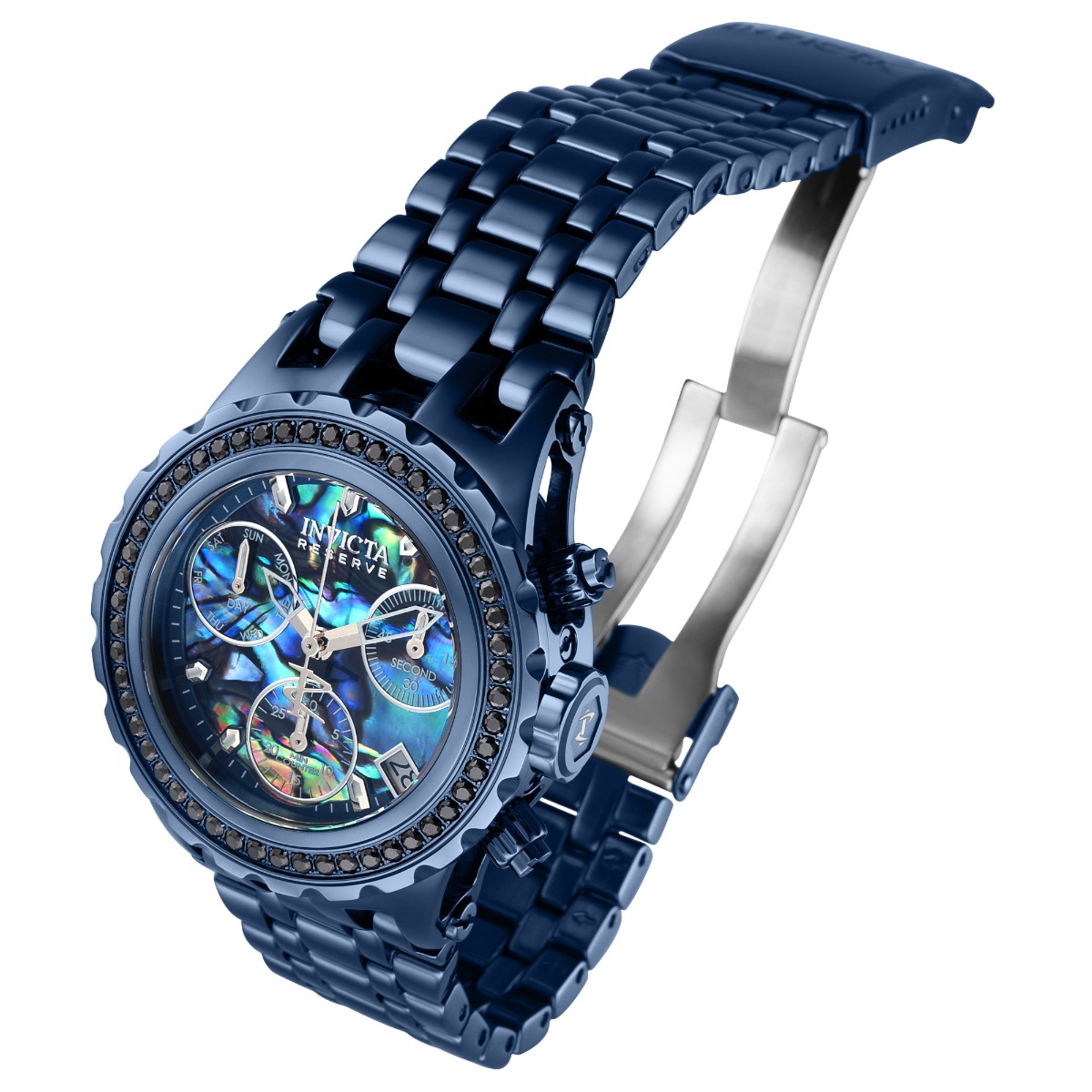 Invicta Subaqua Swiss Ronda Z60 Caliber Unisex Watch w/ Abalone Dial -  40mm, Dark Blue (39490)