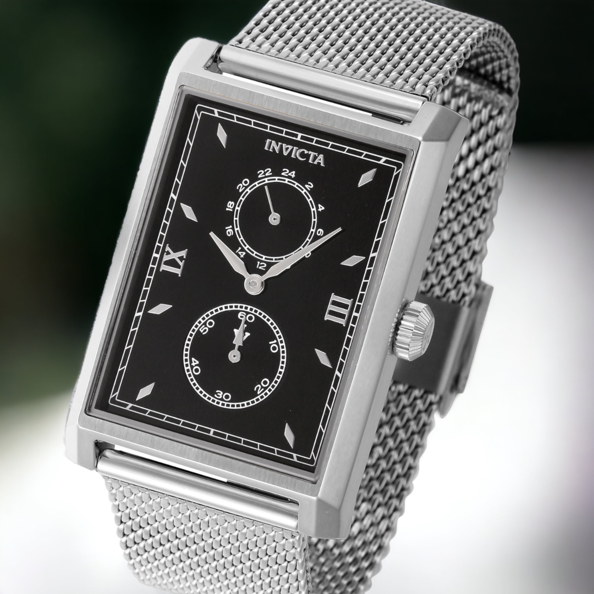 【通販セール】INVICTA 腕時計 38160 Vintage 手巻き レザー スチール 時計