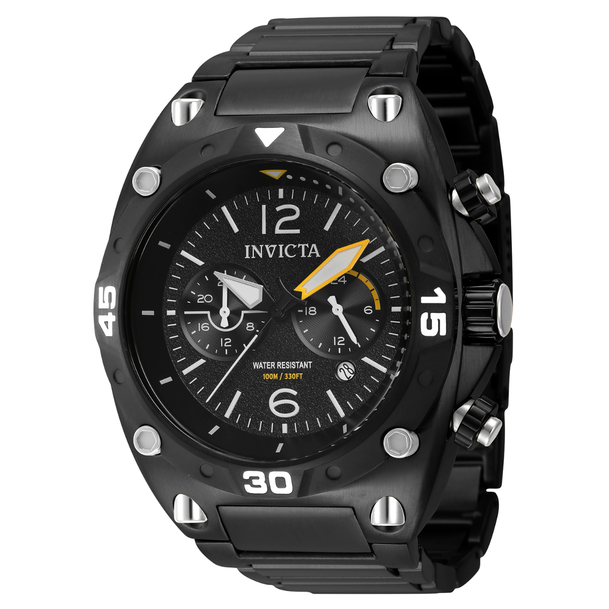 Invicta black face clearance watch