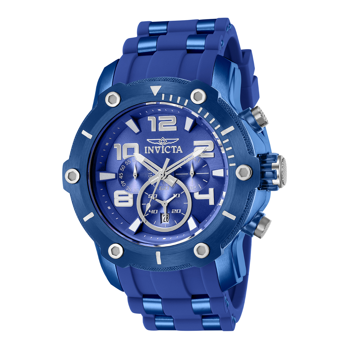 Invicta NFL Dallas Cowboys Men's Watch - 51.5mm, Blue, Transparent (41448)