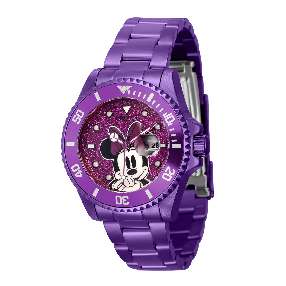 Invicta Disney Limited Edition Minnie Mouse Women's Watch - 36mm, Purple  (41348)