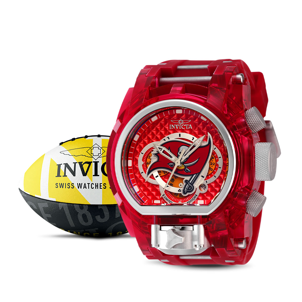 Invicta NFL Las Vegas Raiders Men's Watch - 52mm, Steel, Black (41903)