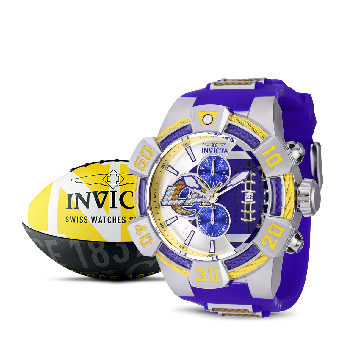 Invicta NFL - Miami Dolphins 35843 Men's Quartz Watch - 52mm