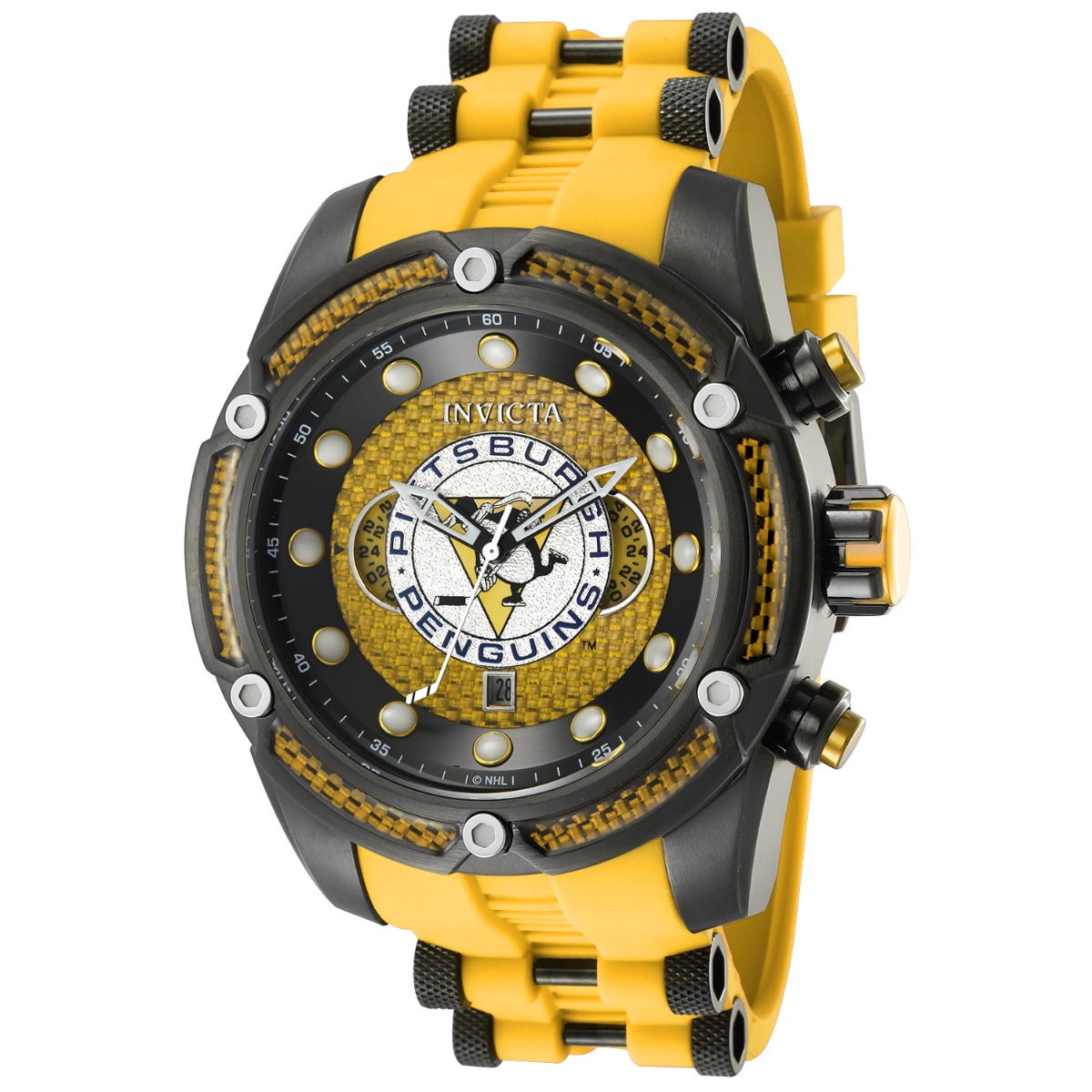 Invicta NFL Pittsburgh Steelers Men's Watch - 43mm, Steel (42415)