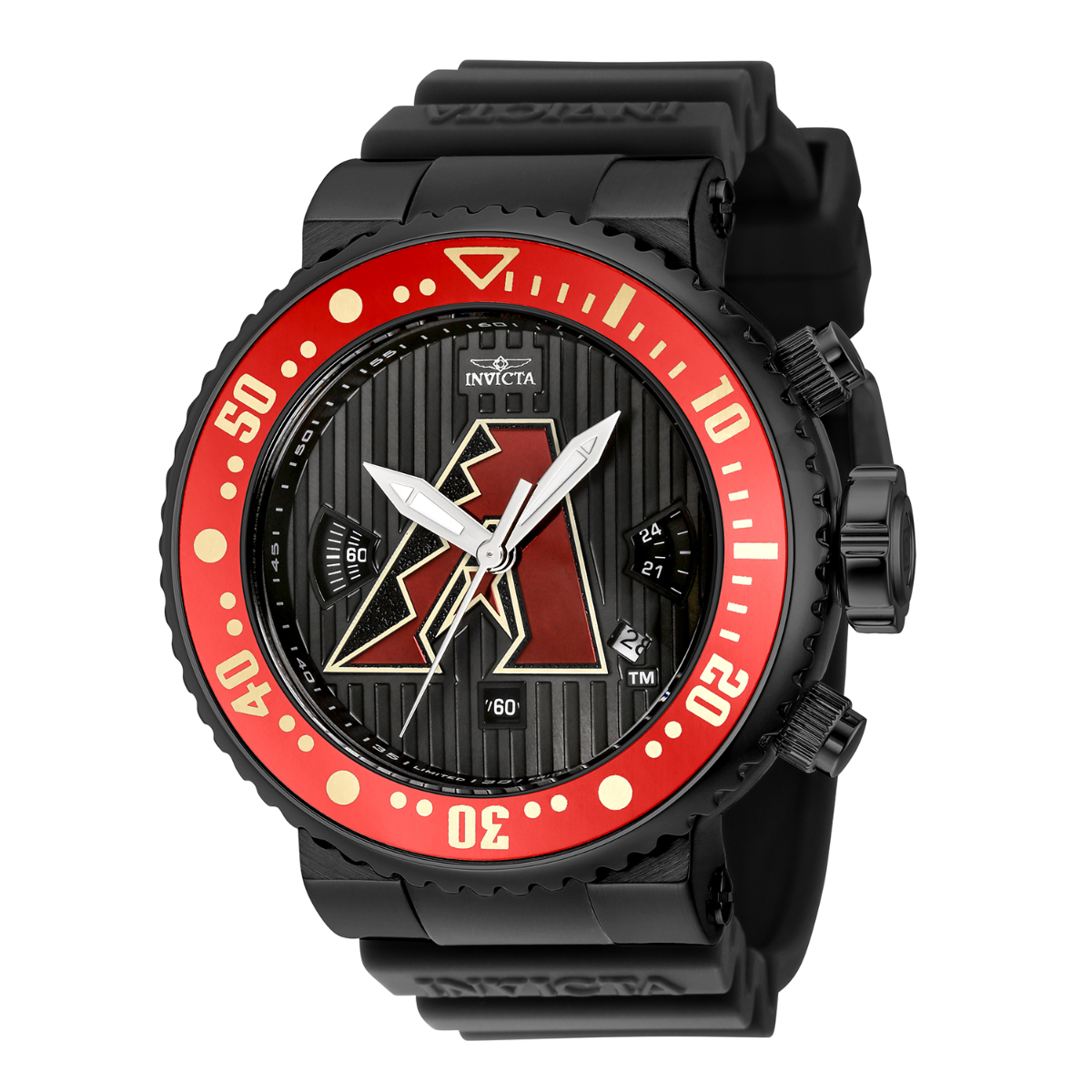 INVICTA Invicta NHL Detroit Red Wings Quartz Black Dial Men's Watch 42314 