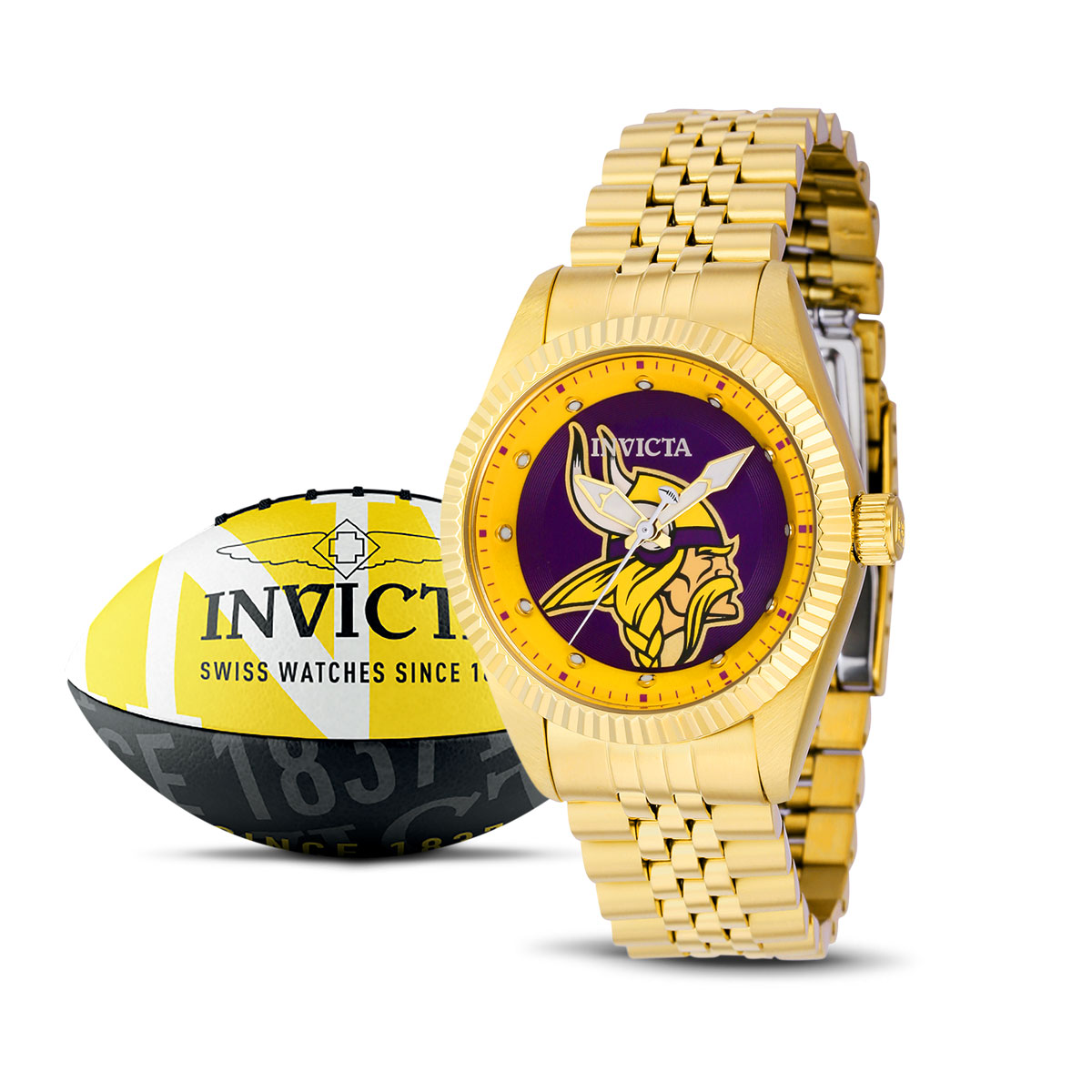 Invicta NFL Dallas Cowboys Men's Watch - 43mm, Gold (42429)