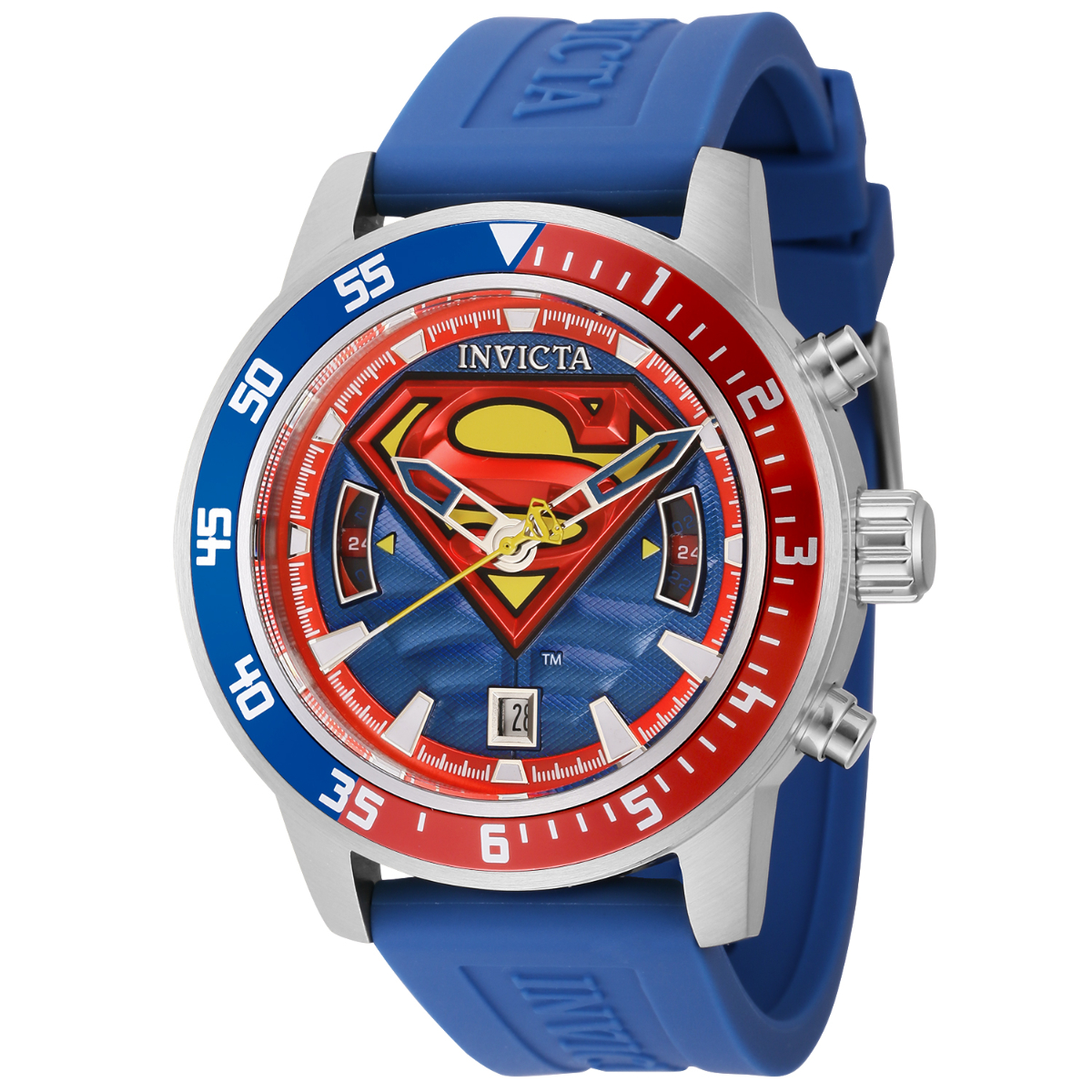 Invicta DC Comics Superman Men's 52mm Limited Ed White Chronograph Watch  40833 | eBay