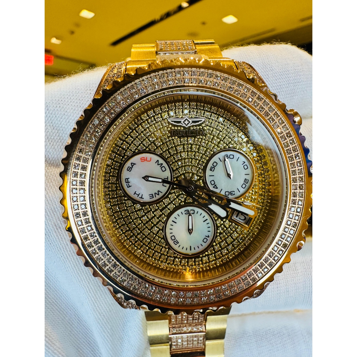 3RD ANNIVERSARY RIM WATCH ICED OUT VVS-EDITION