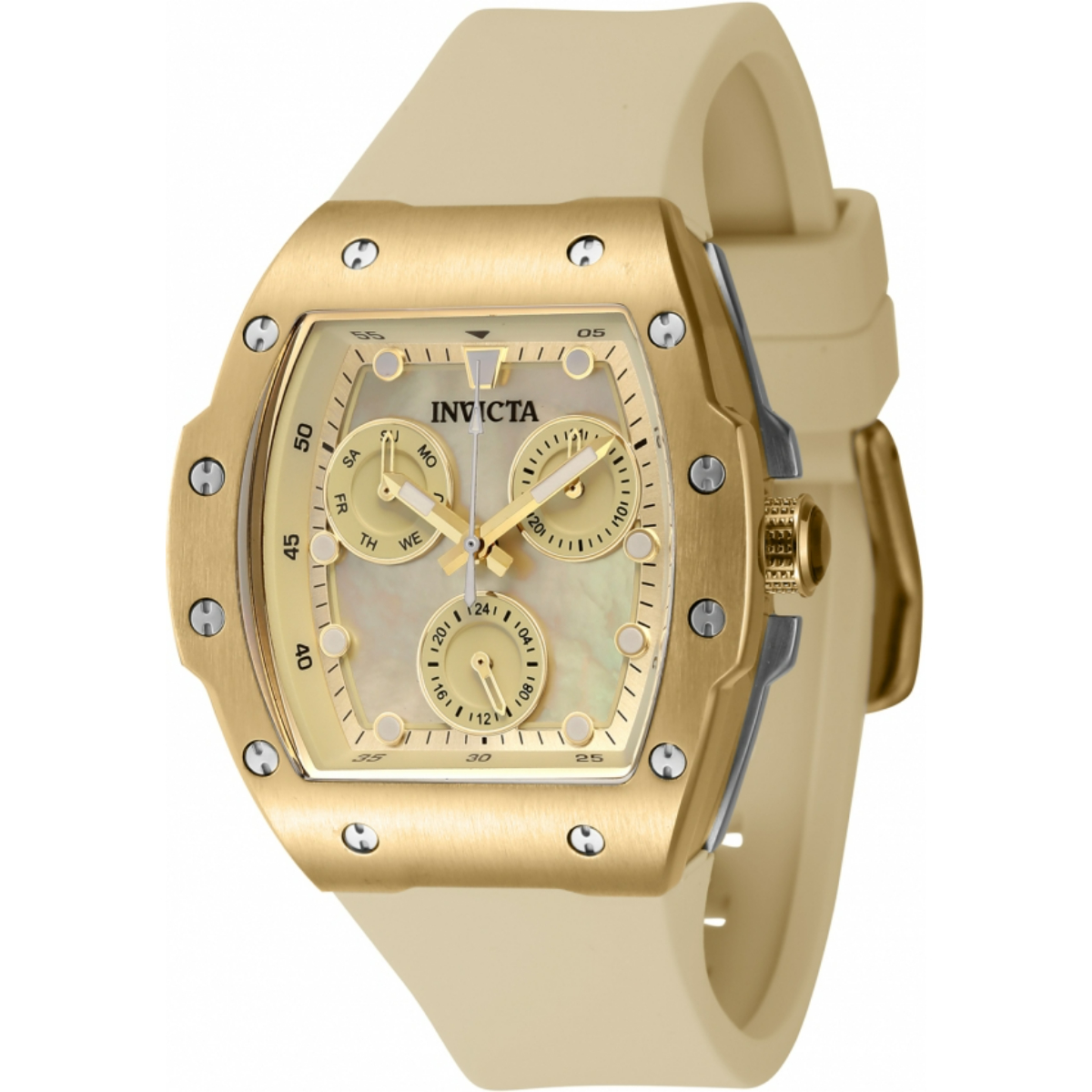 Invicta Brown Ceramic Watch w/Mother of pearl outlet dial