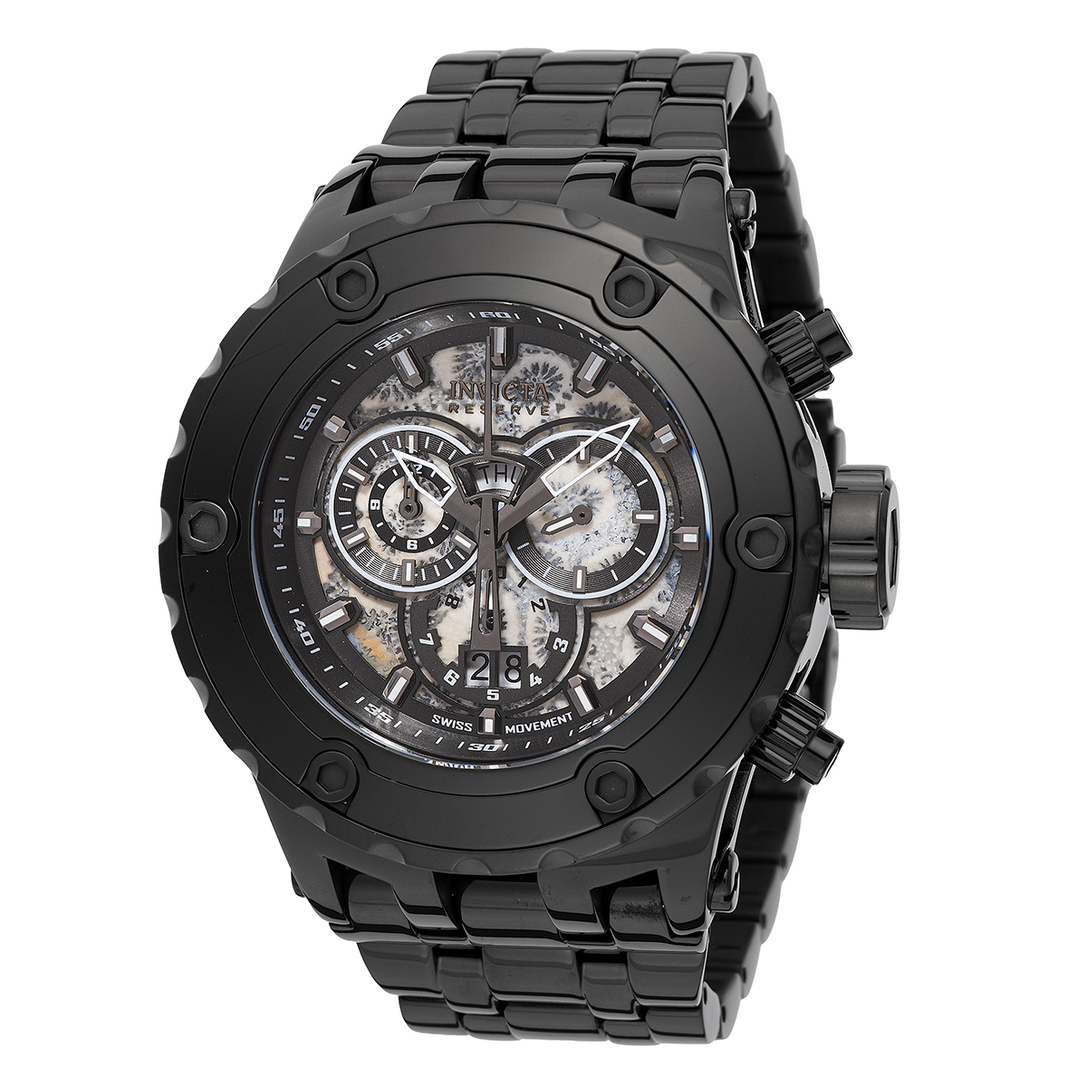Invicta Reserve Specialty Subaqua Swiss Ronda Caliber Men's Watch  52mm, Black (46001)
