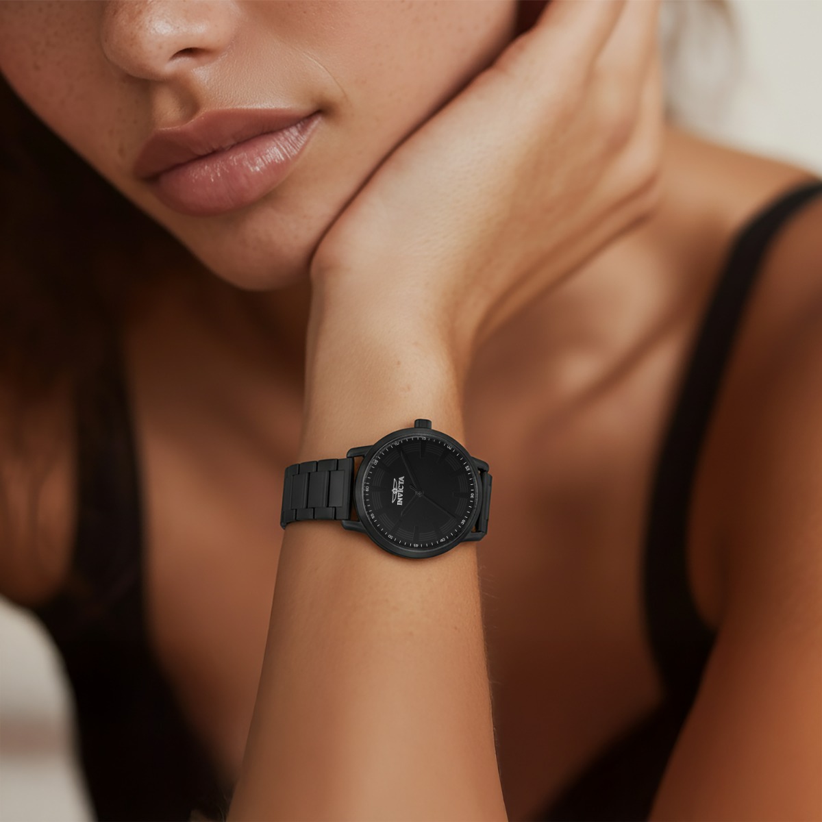 Black Invicta Wildflower Women's Quartz Watch