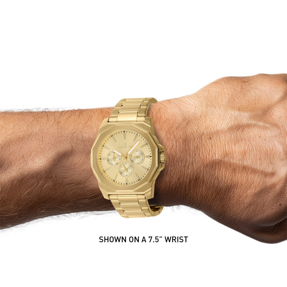 プラチニウ ムゴールド1 Frosted Midas Touch - All Gold Men's Watch | Paul Rich