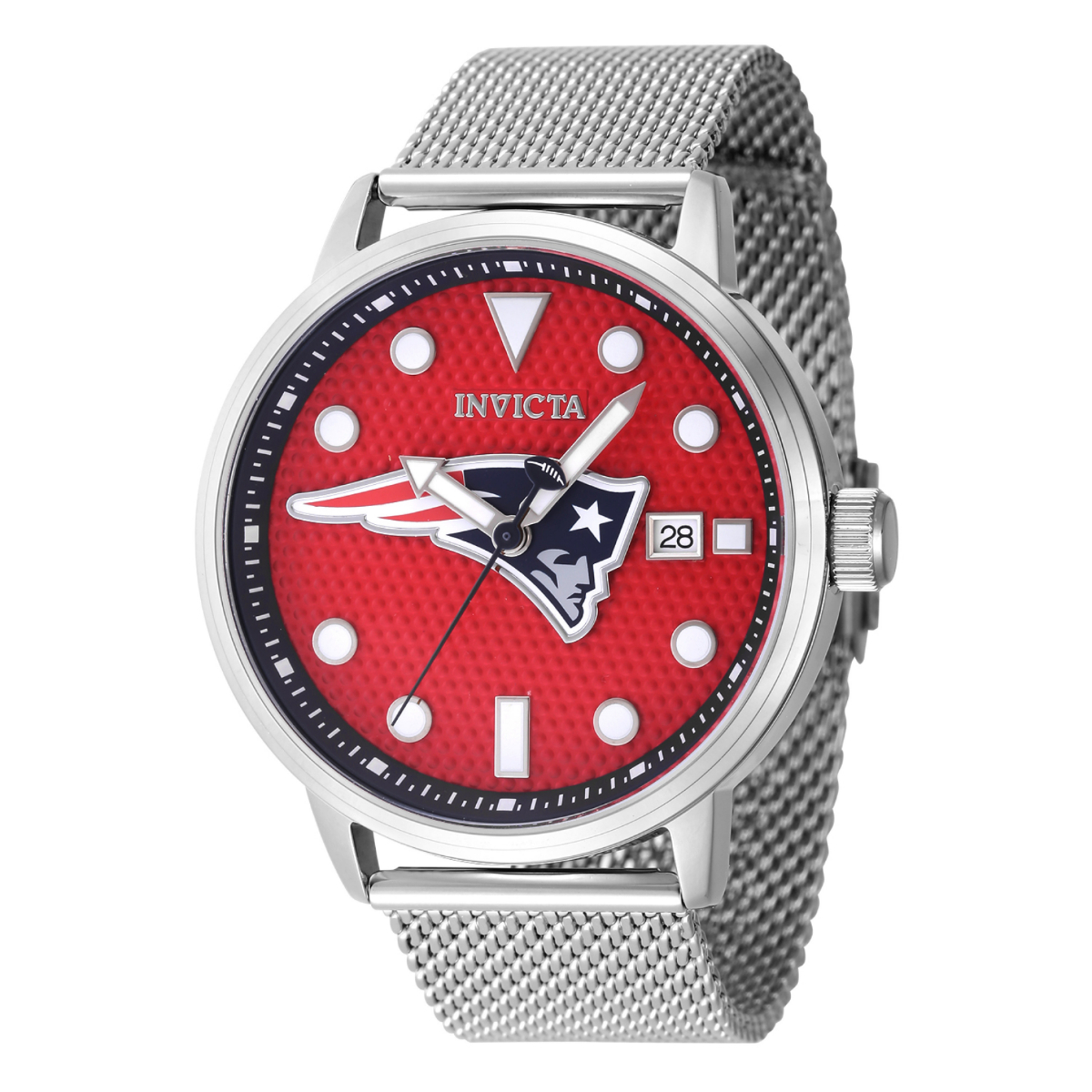 Patriots Nfl Mens Watches Stainless Steel Patriots Wrist Watches NFL New  England Patriots