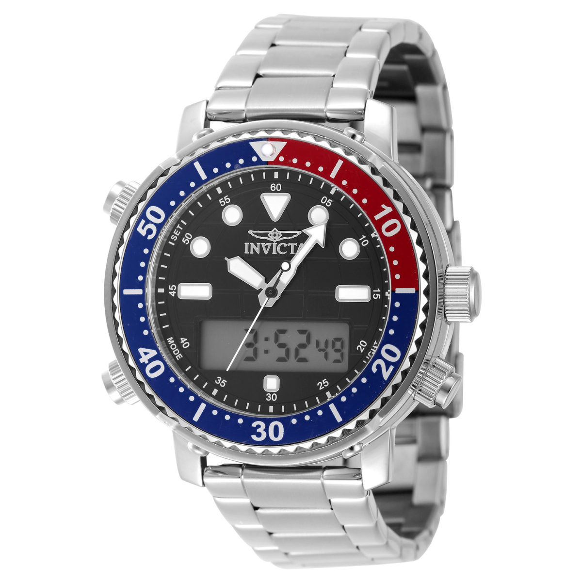 Invicta Pro Diver DigiQuartz Men's Watch - 46.5mm (PF21908)