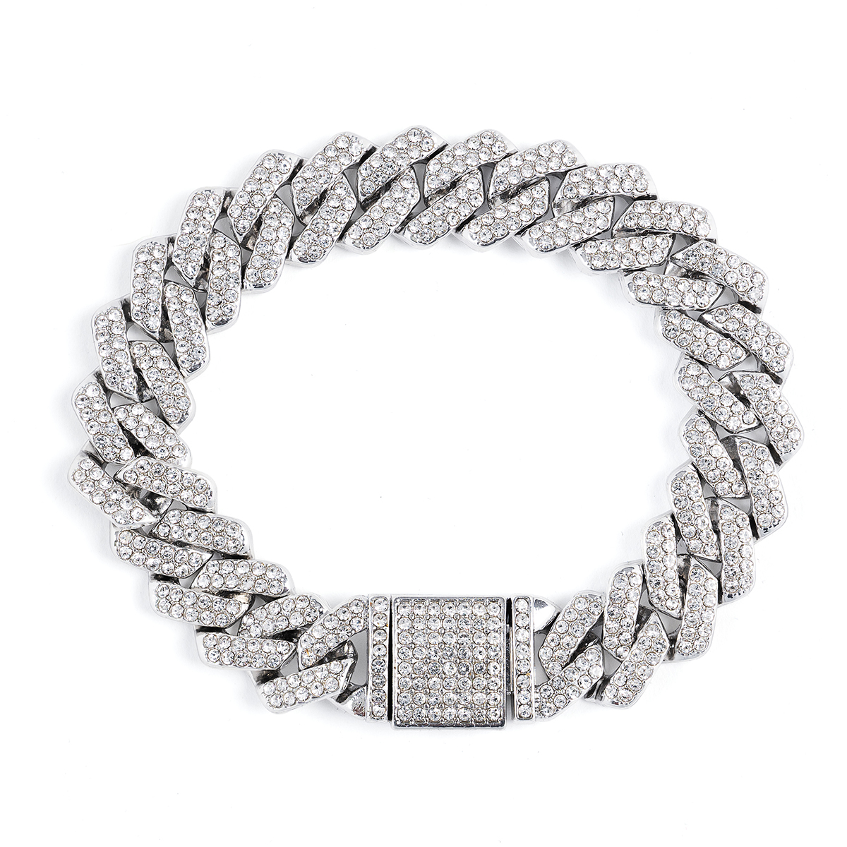 Invicta Elements Men's Ultra Iced Out Cuban Chain Bracelet (PF22278)