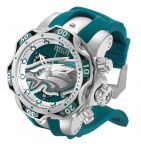 Invicta NFL Philadelphia Eagles Swiss Ronda Z60 Caliber Men's Watch -  52.5mm, Steel, Green (33084)