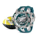 Invicta NFL New York Jets Men's Watch - 52mm, Steel, Green (41550)