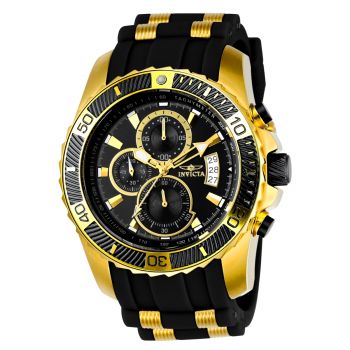 Invicta Pro Diver SCUBA Men's Watch - 45mm, Gold, Black (22430)