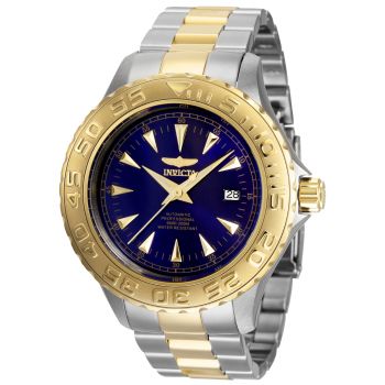  Invicta Men's Pro Diver Quartz Watch with Stainless Steel  Strap, Gold/Blue, 20 (Model: 26974) : Invicta: Clothing, Shoes & Jewelry