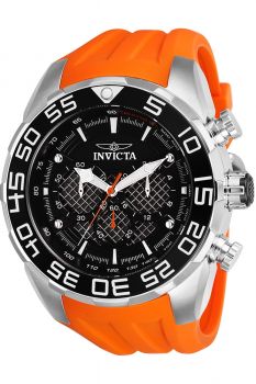 Invicta NFL Miami Dolphins Swiss Ronda Z60 Caliber Men's Watch - 52.5mm,  Steel, Blue, Orange (33058)