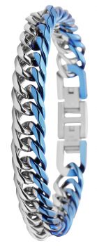 Invicta Elements Men's Bracelet - Steel, Dark Blue (34810)