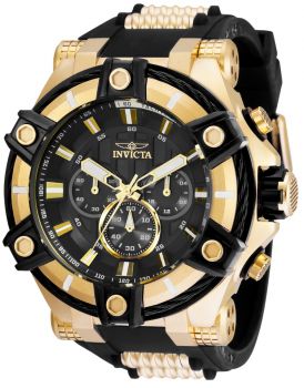 Invicta Bolt Men's Watch - 52mm, Gold, Black (35548)