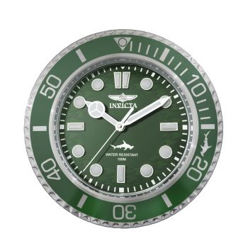 Invicta Pro Diver 14" Green Wall Clock - (37776)