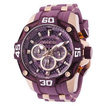 Invicta - 2024 Aviator VIPER - Purple Glass Fiber - Chronograph mens watch