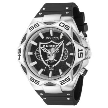 Invicta NFL Las Vegas Raiders Men's 52mm Carbon Fiber Chronograph Watch 41577