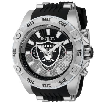 Invicta NFL Las Vegas Raiders Automatic White Dial Men's Watch 33030