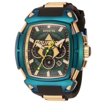 Invicta NFL Miami Dolphins Swiss Ronda Z60 Caliber Men's Watch - 52.5mm,  Steel, Blue, Orange (33058)