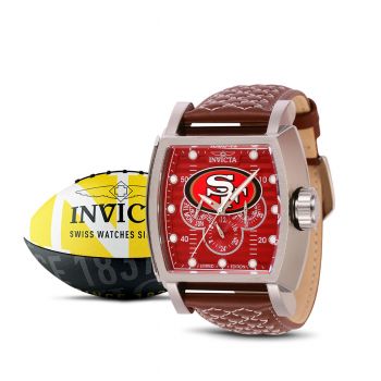 Invicta NFL San Francisco 49ers Red Dial Men's Watch 35192