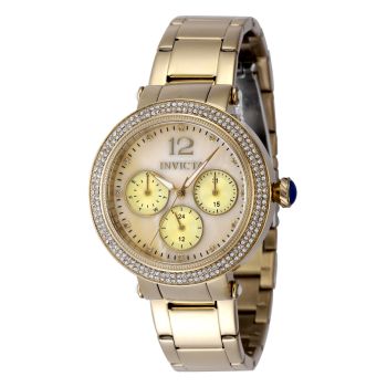 Invicta Bolt Women's Watch w/ Mother of Pearl Dial - 37mm, Gold (48113)