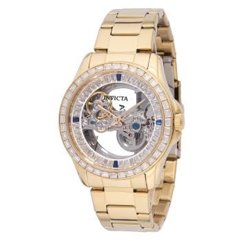 Invicta Objet D Art Automatic Men's Watch w/ Skeleton Dial - 43mm, Gold (69114)
