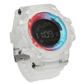 Activa Summit X Invicta Men's Digital Watch - 50mm. White (ACW8082-001)