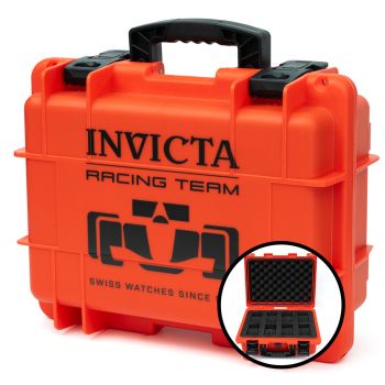 Invicta 8-Slot Dive Impact Watch Case, Racing Team, Red (DC8RT-RED)