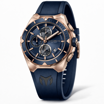 TechnoMarine Ocean Victory Men's Watch - 41.3mm, Dark Blue (TM-318147)