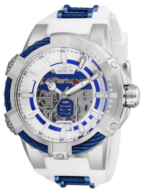 Invicta Star Wars R2-D2 Automatic Men's Watch - 51mm, Blue, White (26225)