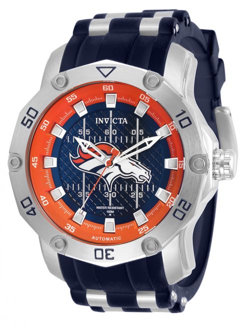 Dallas Cowboys Stainless Steel Watch With Black Silicone Band Featuring The  Current Team Logo And 2