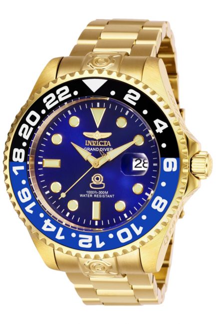 Invicta Grand Diver Automatic Men's Watch - 47mm, Gold (27971)