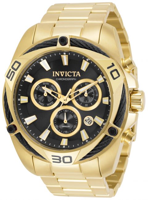 Invicta Bolt Swiss Ronda Z60 FE Caliber Men's Watch - 50mm, Gold (31325)