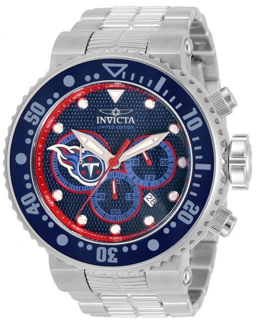 Invicta NFL New York Giants Chronograph Quartz Purple Dial Men's Watch 41805