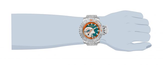 Band for Invicta NFL 33021 Miami Dolphins - Invicta Watch Bands