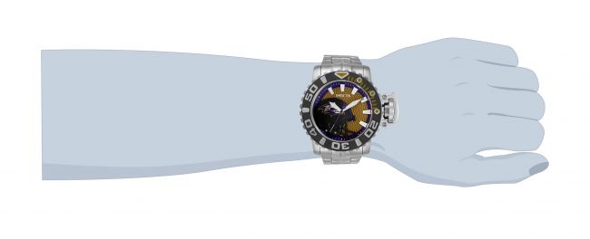 Invicta NFL Men's 58mm Tennessee Titans Automatic Silver-tone Stainless  Steel Bracelet Watch 