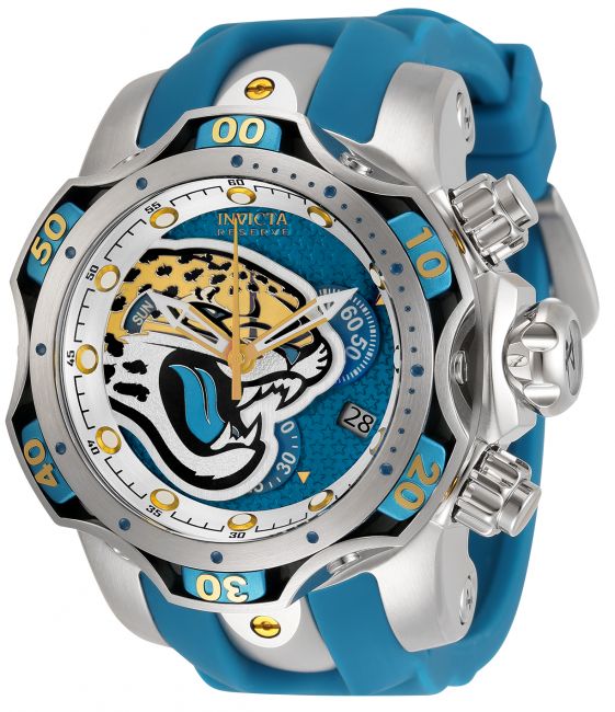 Invicta NFL Carolina Panthers Chronograph Quartz Mens Watch 33065
