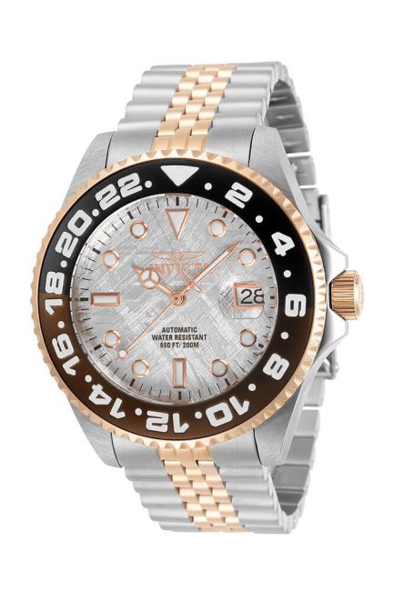 Invicta Pro Diver Automatic Men's Watch w/ Meteorite Dial - 45mm, Steel,  Rose Gold (31487)