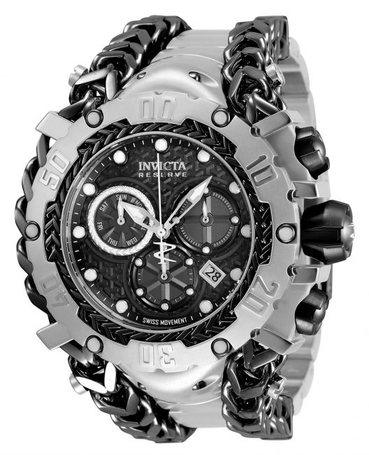 Invicta Reserve Gladiator Men's Watch - 55.25mm, Steel, Black (34431)